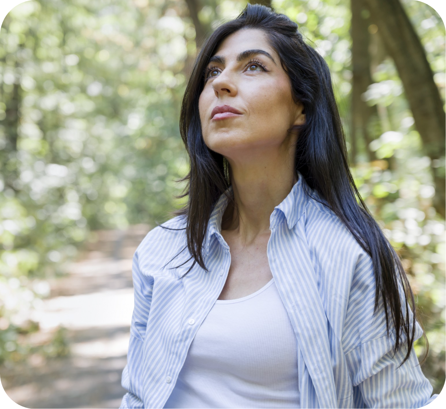 Woman outside in forrest-modified (1)